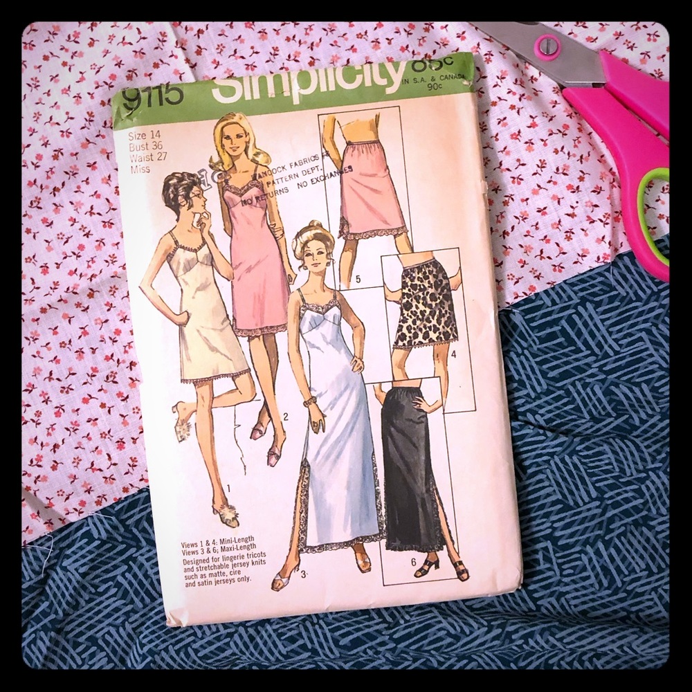 Vintage 1960s simplicity pattern 9115